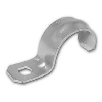 Morris 19426 Heavy Duty Rigid Pipe Strap, Steel, 1 Hole, 1" (Pack of 25)