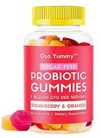 Vegan/Sugar-Free Probiotic Gummies For Adults & Kids - (5 Billion CFU) Digestive Health Supplements for Immune Support, Constipation, Bloating, Detox, Leaky Gut & Gas Relief - Women & Children Vitamin