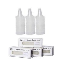 60 Pcs Disposable Probe Covers, Ear Thermometer Covers Lens Filters - Probe Covers Refill Caps for All Braun ThermoScan Models and Other Types of Digital Thermometers Disposable Covers