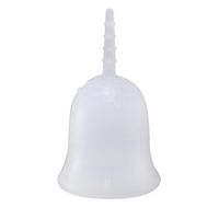 FTXJ Female Period Menstrual Cup Feminine Hygiene Cups Alternative Protection for Sanitary Napkins and Tampons (White, S)