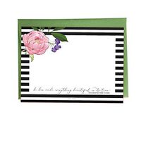 Luxurious Christian Cards of Encouragement - 10-Pack Bible Verse Watercolor Cards with Colored Envelopes