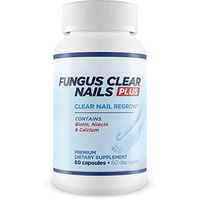 Fungus Clear Nails Plus Clear Nail Regrow - Biotin Nail Regrow Formula - Hair Skin and Nail Regrowth Support - Thick Clear Nails - Soft Firm Skin - Shiny Strong Hair - Improve Nails, Skin, and Hair