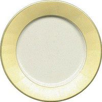 Entertaining with Caspari Moire Dinner Plates (8 Pack), Yellow