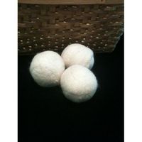 3-Pack Wool Laundry Dryer Ball by Mili Felt -Reusable Extra Large Premium Natural Fabric Softener, Reduces Clothing Wrinkles, Eco-Friendly ~ Made of 100% Pure New Zealand Wool ~ Handmade in Nepal (1)