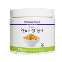 Nubeleaf 80% Pea Protein Powder - Non-GMO, Gluten-Free, Raw, Organic, Vegan Source of Fiber & Essential Amino Acids - Single-Ingredient Nutrient Rich Superfood for Cooking, Baking, Smoothies (8oz)