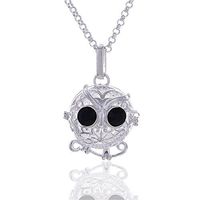 Vintage Owl Caged Fragrance Vintage Locket Aromatherapy Essential Oil Diffuser Pendant Necklace