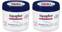 Aquaphor Baby Healing Ointment Advanced Therapy Skin Protectant, 14 Ounce (2 Pack)