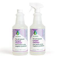 Naturama, All Natural Carpet Cleaner, Eco-Friendly EPA Listed. Carpet Shampoo - Stain Remover - Cleaning Solution. Removes up to 99% of germs. Powerful, Odor-free, Non Toxic. (32Ozx2)