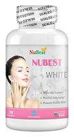 NuBest White - Natural Skin Whitening Anti-Aging Formula with Glutathione, Milk Thistle Extract, L-Cysteine, Precious Herbs and Vitamins for Men & Women | Liver Health GSH Detox | All Natural Formula