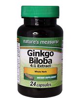 Ginkgo Biloba, 24 ct. Nature's Measures