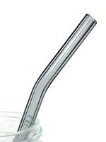 Charcoal Gray Barely Bent Long Straw