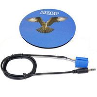 HQRP Audio Cable 8-pin ISO to 3.5MM fits Porsche 1999-2002 Becker Traffic Pro/CDR-22 / CR-220 / CDR-220 / Monza Plus HQRP Coaster