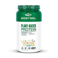 BioSteel Plant-Based Protein with Whole Grain Rice Protein, Pea Protein, and Pumpkin Protein, Vanilla, 825 Gram