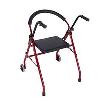 Walkers Lxn Aid Stand-up Rack/Lower Limb Four-Legged Crutches Walking Frame Aluminum Alloy Push Adjustable Height Foldable Seat