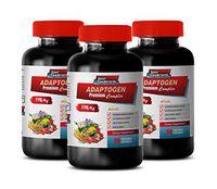 Immunity Booster for Adults - ADAPTOGEN Premium Complex 770MG - rhodiola rosea Extract Powder Capsules - 3 Bottles 180 Vegetable Capsules