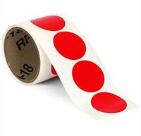 Harris Industries, Inc. RC-2-RD 2in Reflective Die-Cut Circle Red