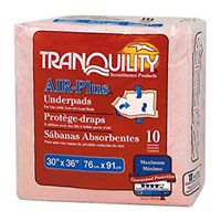 Tranquility® AIR-Plus Underpads - CASE/40 (30" x 36")