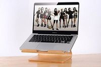 Xtenzi Xtenzi Universal Desktop Shelf Wood Stand Desk Display Holder for Apple MacBook Pro/MacBook air 15" 13" 11" (Brich)