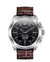 HP Titan Stainless Steel with Brown Strap - Mens Smartwatch