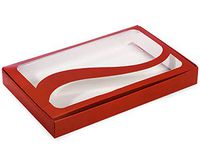 Swirl Window Candy Box 10 Count - 1 Pound - Red