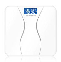 Body Fat Bathroom Scales - Ultra Slim Analyser with, Weight,White
