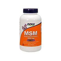 NOW Supplements, MSM (Methylsulfonylmethane) 1,500 mg, Supports Healthy Cartilage*, Joint Health*, 200 Tablets