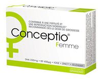 Conceptio Femme Program for Improving The Fertility of Women Contributing to Pregnancy (Authentic French Product) - 1 Month - 30 Capsules & 30 Gels