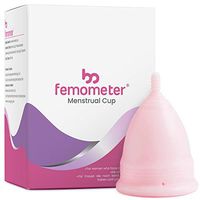 Femometer Menstrual Cup - Comfortable, Leak-Proof, Reusable Period Cup - Tampon and Pad Alternative (A - Pink)