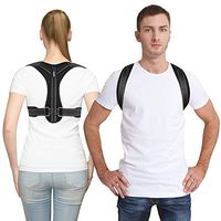 Posture Corrector for Women and Men | Chafe Free Upper Back and Clavicle Support | Back Brace Anti Slouch Device | Fully Adjustable