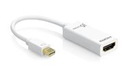 j5create Mini DisplayPort to 4K HDMI Adapter JDA159 Mini DP 1.2 Compatible with MacBook Pro/Mac Pro/Mac Mini/iMac (White)