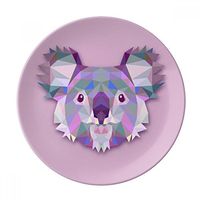 Australia Koala Image Cartoon Illustration Dessert Plate Decorative Porcelain 8 inch Dinner Home