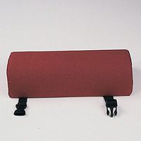 Sammons Preston Half Lumbo Roll with Attachment Strap 550092 11"L x 4 1/2"H x 2 1/2"D Burgundy