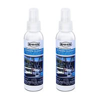 Bayes High-Performance Eco-Responsible Screen Cleaner with Premium Microfiber Cloth - Cleaning Spray Solution for All Tech Gadgets and Electronics - 4 oz, 2 Pack