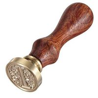 LAAT Classic 26 A-Z Alphabet Letter Stamp Retro Seal Wax Stamp Assorted Color Wood Sealing Wax for Wedding Decoration (I)