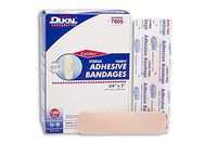 Dukal Bandage, Fabric, Adhesive, Sterile, 3/4" x 3" (Pack of 2400)