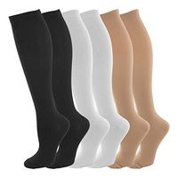 NOVAYARD Compression Socks for Men & Women Graduated 15-20 mmHg (6 Pairs)