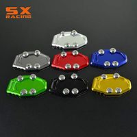 Frames & Fittings Motorcycle Side Kickstand Stand Extension Plate Pad for Yamaha R3 R25 14 15 16 2014-2016 - (Color: Blue)