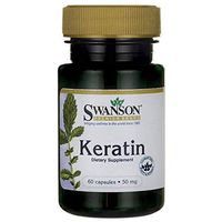 Swanson Keratin 50 Milligrams 60 Capsules