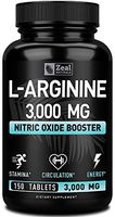 L Arginine 3000mg (150 Tablets | 1000mg) Maximum Dose L-Arginine Nitric Oxide Supplement for Muscle Growth, Pump Vascularity and Energy - L Arginine 1000mg Capsules, Nitric Oxide Booster