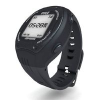 Pyle Extreme GPS Sports Watch Workout Trainer - ANT+ Heart Rate Monitor Compatible - For Tracking Running, Biking, Hiking Outdoors - Export Data to Map my Run and Strava - Displays Pace, Speed and Distance (Black)