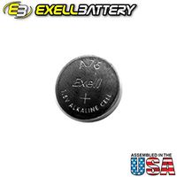 Exell A76 1.5V LR44 Battery AG13 10 L 14/D 357, 1128MP, 4276, A-76, A76, A76-1, AG-13, AG13, CR44, D303, D303/357, D357, D357/303, D357H, D76A GS14,KS76, LR44H, V13GA, V303, V357, WS 14/D 303, WS16