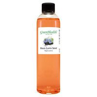 GreenHealth Black Cumin Seed – 8 fl oz (237 ml) Plastic Bottle w/Cap – 100% Pure Carrier Oil
