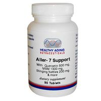 Healthy Aging Nutraceuticals Aller- 7 Support  W/ Quercetin 500 Mg, Msm 1300 Mg, Stinging Nettles 200 Mg & More 90 Tablets