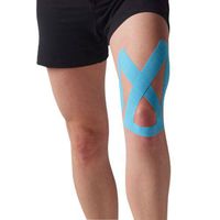 Spidertech Upper Knee Spider Pre-Cut [Blue]. Water-Resistant, Latex-Free and Easy to use. Preferred by Athletes. Reduce Pain and Inflammation, Help re-Train Muscles, Enhanced Performance.