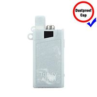 DSC-Mart Silicone Case for Smok Trinity Alpha 30W Pod System with Cap, Protective Rubber Cover Sleeve Shield Wrap (Clear)