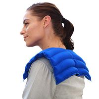My Heating Pad- Upper Body Heat Therapy Wrap - Microwavable & Reusable for Neck, Shoulder Pain, Stress & Tension Relief - Blue