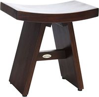 (Fully Assembled) AquaTeak 18" Asia Mocha-Shield Teak Shower Bench