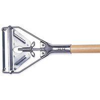 Wilen A70902, Metal Stirrup Quick Change Wood Wet Mop Handle, 1-1/8" Diameter x 62" Length (Case of 12)