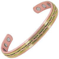 Copper Magnetic Bracelets for Arthritis Pain Relief Magnetic Bracelet for Women Celtic Bracelets Womens Pure Copper Magnetic Bracelet 3TR-Wrist Size: 6”-7.5”/16-19.5cm