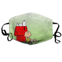 SSUJ7 Snoopy and Charlie Brown Men Women Adjustable Earloop Mouth Guard Anti-Dust Washable Reusable Mouth Guard for Kids Teens Adults Anti Pollution,Anti-smog
